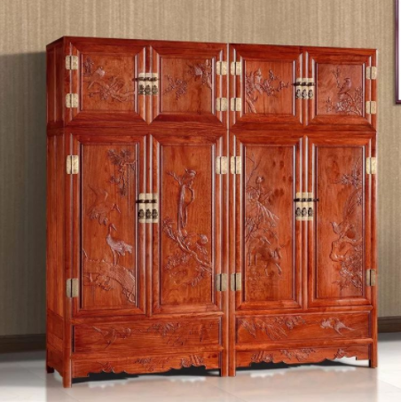 新中式家具定制：紅木頂箱柜，體驗(yàn)古風(fēng)古韻的中式家具大器！